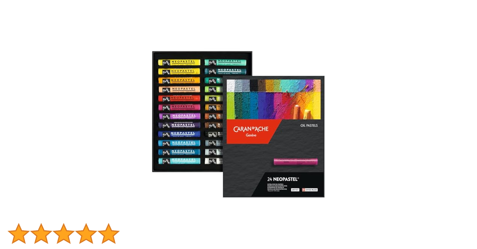 【takeshi  a専用】CARAN D'ACHE NEOPASTEL 24色 Caran D'ache Neopastel Oil Pastels Set Of 24 (7400.324